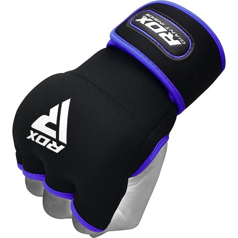 RDX X8 INNER HAND GLOVES WITH WRIST STRAP/Blu-9